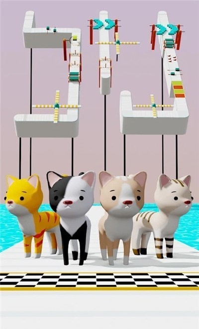 猫咪障碍赛3D安卓版游戏现在-猫咪障碍赛3D趣味闯关跑酷手游现在v0.3