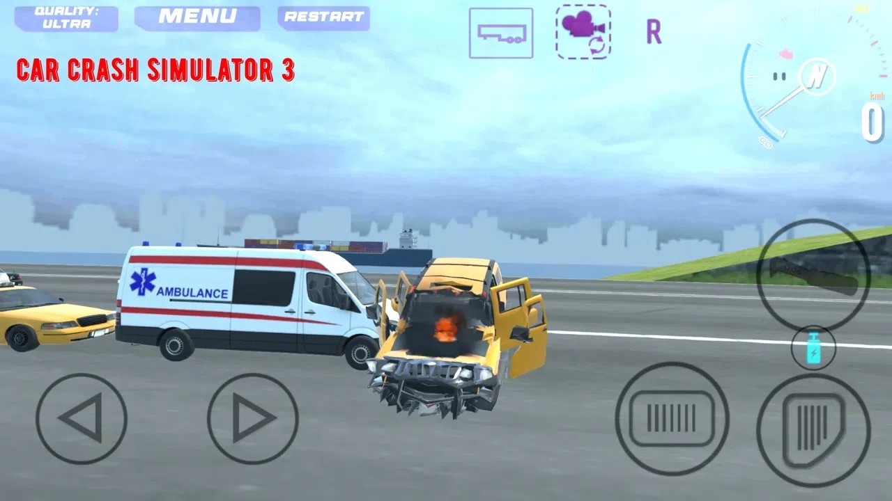 撞车模拟器3手游安卓版下载-撞车模拟器3真实物理引擎超多赛车选择手游下载v2