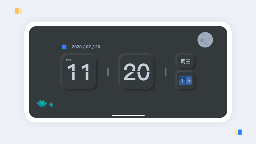 氢时钟小组件下载,氢时钟iOS14桌面小组件APP v1.2