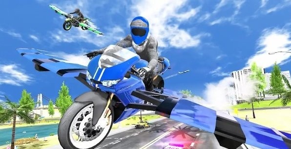 飞行摩托车模拟器手游下载-飞行摩托车模拟器最新安卓版下载v1.25