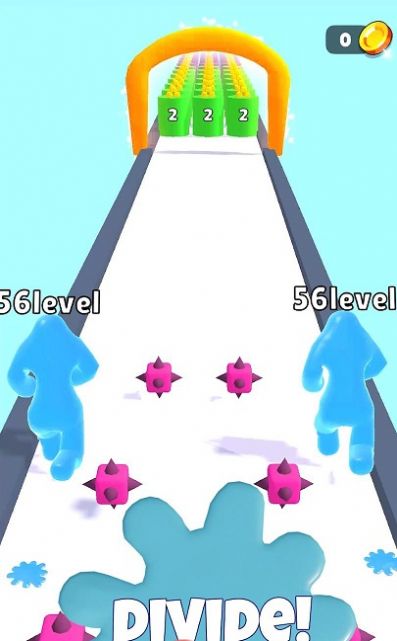 水滴人进化跑游戏中文版（Level Up Blobs）图片1