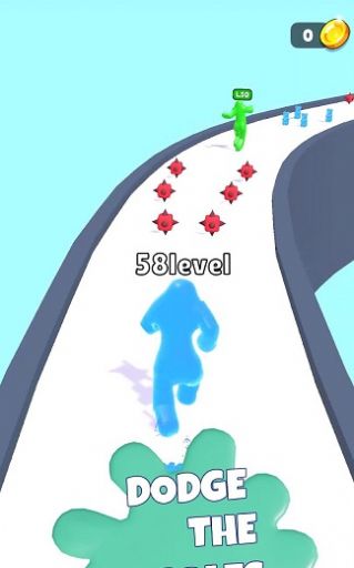 水滴人进化跑游戏下载,水滴人进化跑游戏中文版（Level Up Blobs） v1.0