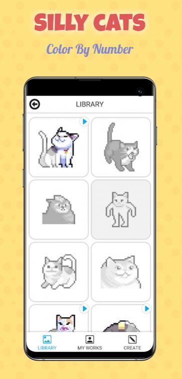 傻猫数字涂色小游戏下载,傻猫数字涂色游戏安卓版 v1.0