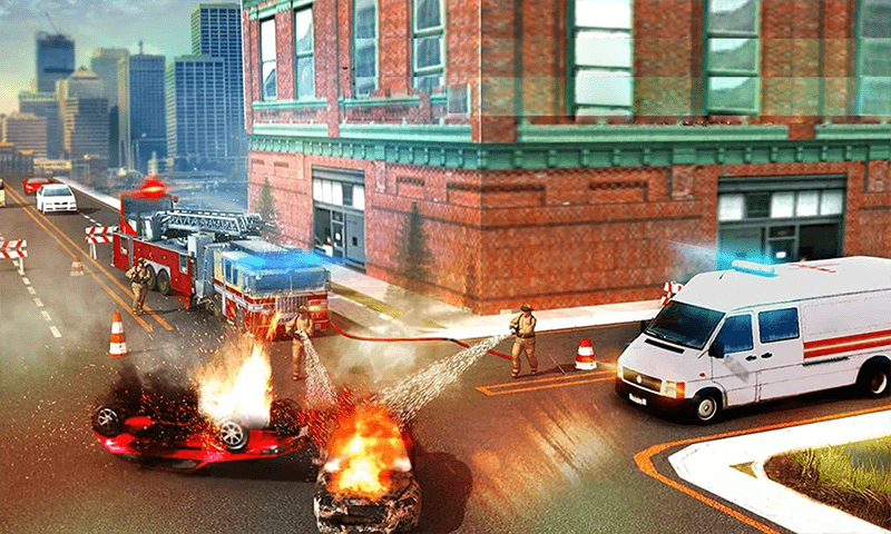 模拟驾驶消防车安卓版游戏下载-模拟驾驶消防车趣味模拟经营手游下载v1.0