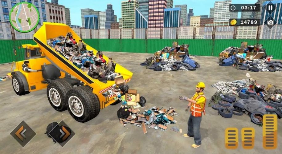 城市垃圾收集车模拟驾驶手机版下载,城市垃圾收集车模拟驾驶游戏中文手机版 v1.0