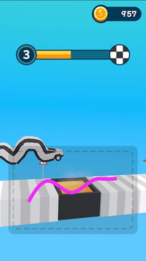 画线难题蛇形汽车游戏安卓版图片1