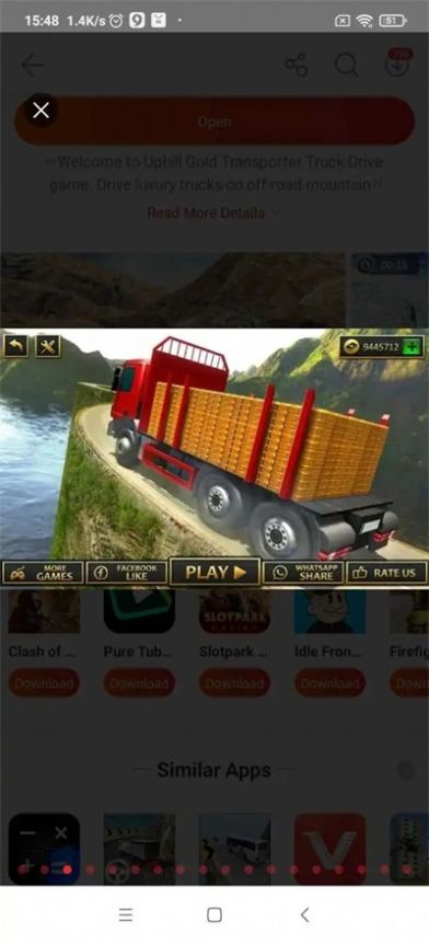 黄金运输卡车模拟手游下载-UphillGoldTransporterTruckDrive最新安卓版下载v1.6
