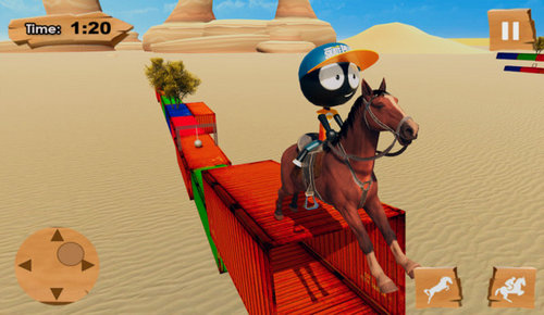 火柴人骑马安卓版下载-火柴人骑马手机安卓版3D骑马下载v1.0