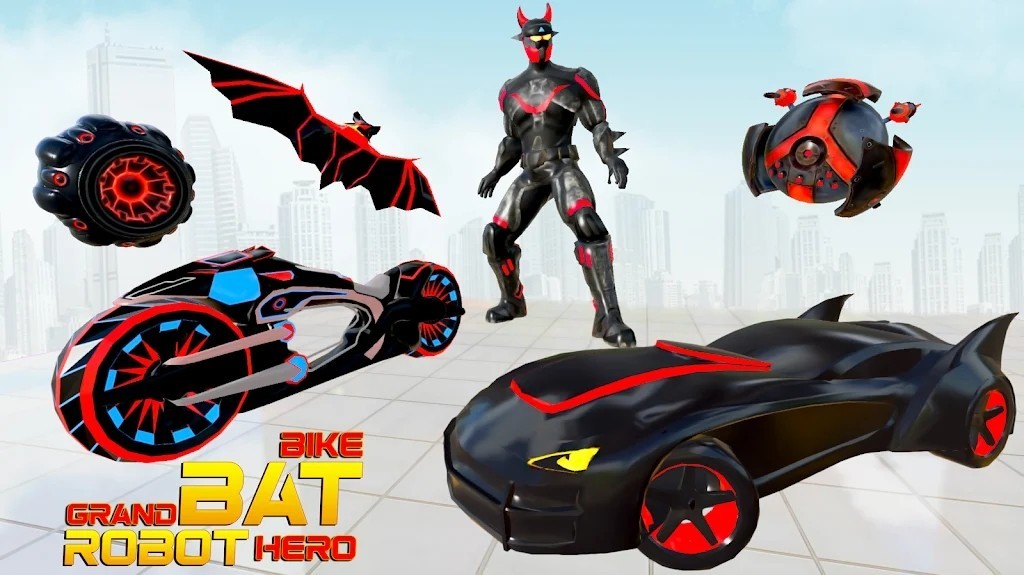 蝙蝠战车变形英雄游戏下载-蝙蝠战车变形英雄最新版下载v1.1
