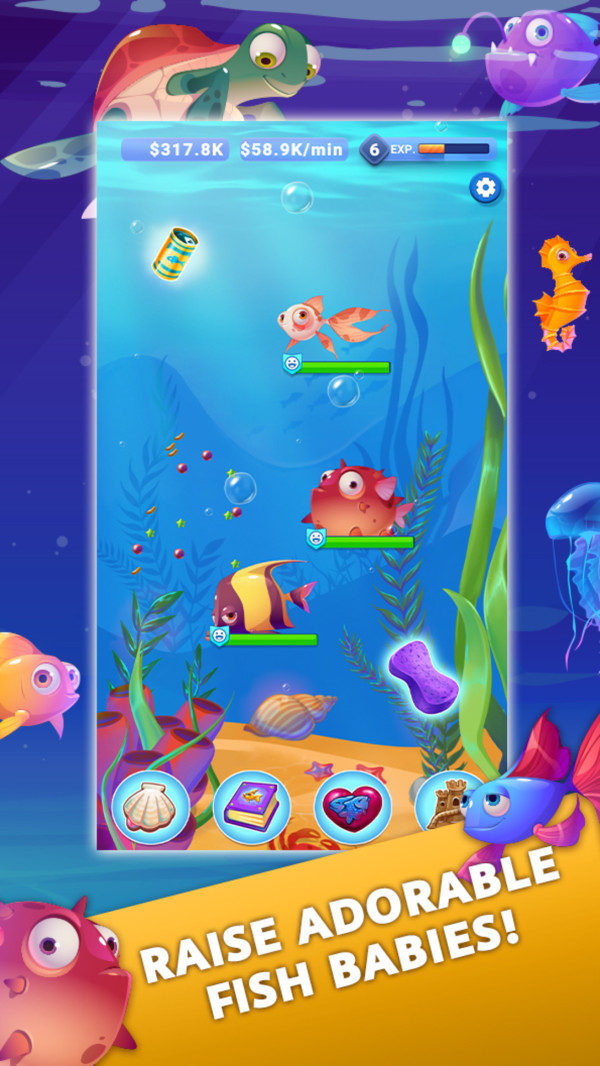 我的闲置水族馆安卓版游戏下载-我的闲置水族馆模拟经营建造手游下载v0.9.0