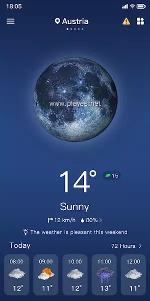 日冕天气app安卓版下载-日冕天气一键获取天气预报工具下载v1.02.2