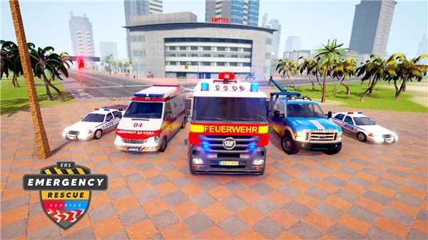模拟紧急救援消防车游戏下载-模拟紧急救援消防车最新版下载v2.3