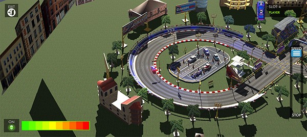 高科技赛车轨道赛车模拟